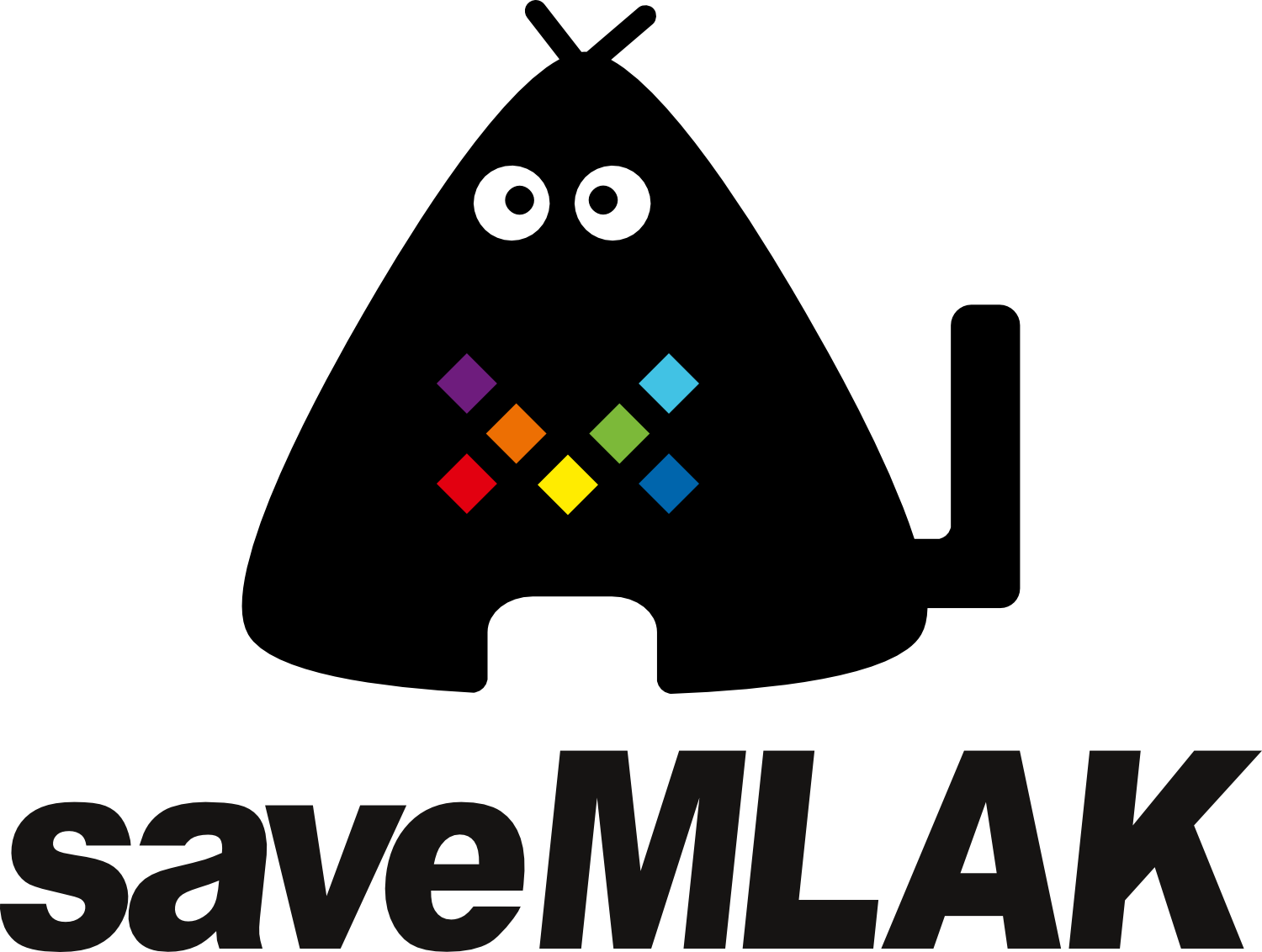 saveMLAKのロゴ「MLAKくん」